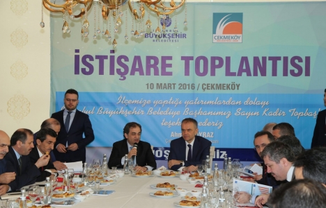 Çekmeköy'deki yatırımlar değerlendirildi!