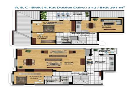 Vezüv Konakları vaziyet planı!