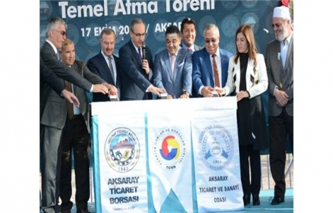 TOBB Aksaray Teknik Anadolu Lisesi'nin temeli atıldı!