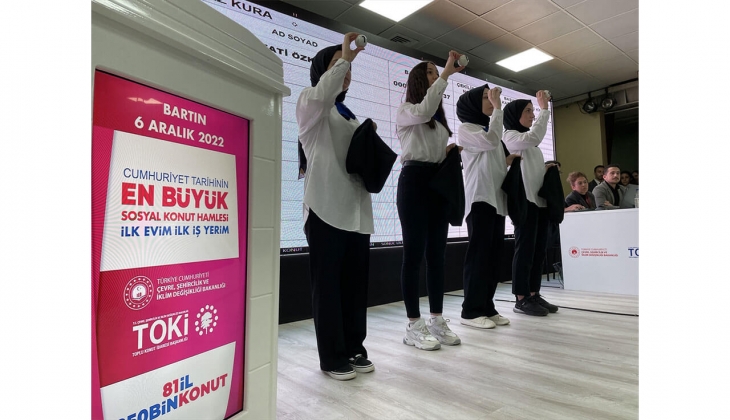 TOKİ Bartın İlk Evim kuraları çekildi! Bartın TOKİ kura sonucu 6 Aralık 2022!