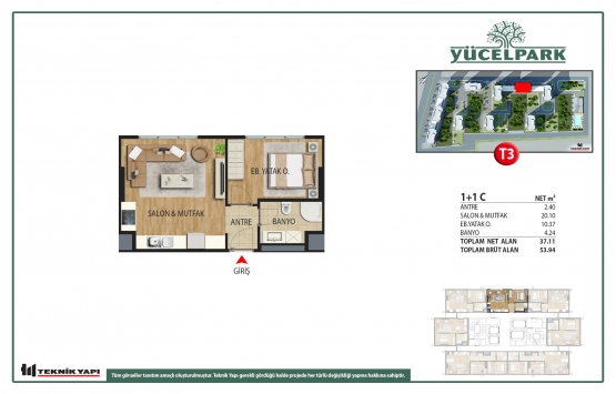 Yücel Park kat planları!