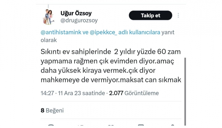 Mağdur ev sahipleri isyanda...