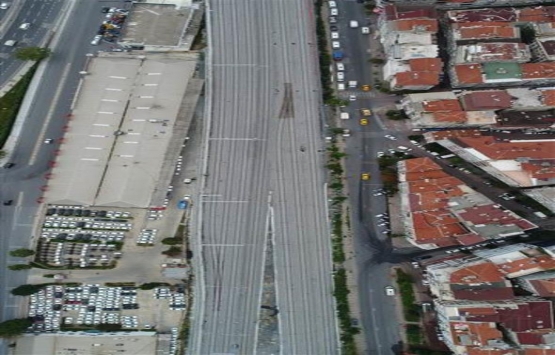 Halkalı-Gebze banliyö Hattı havadan görüntülendi!