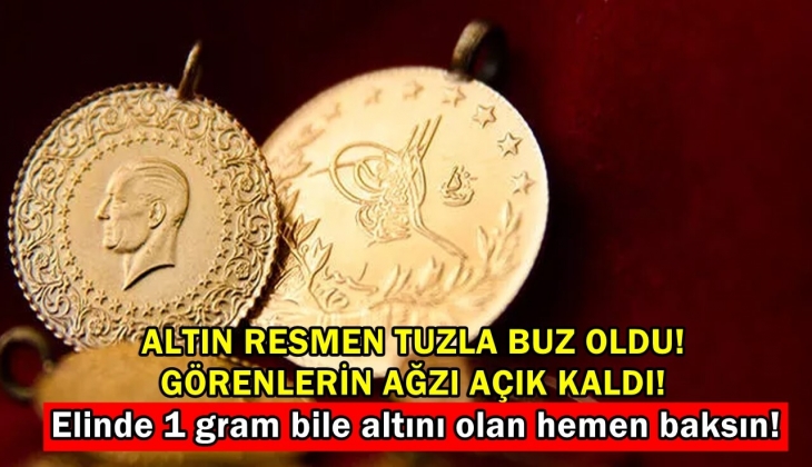 Altın fiyatları resmen tuzla buz oldu! Elinde 1 gram bile altını olanlar hemen bakın! 1 Kasım 2022 altın fiyatları