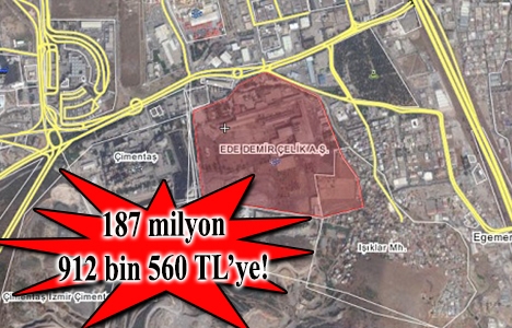 İzmir Bornova'daki Ede Demir Çelik Fabrikası icradan satılıyor!