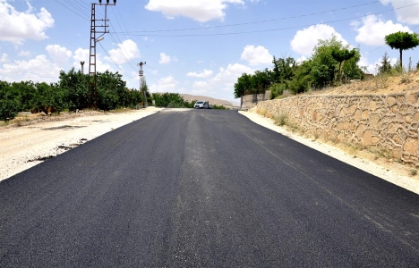Malatya Darende'ye 22 kilometre asfalt!