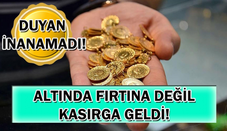 Altında resmen fırtına değil kasırga geldi! Bu rakamları gören inanamadı! İşte son dakika altın fiyatları 9 Ekim 2022!