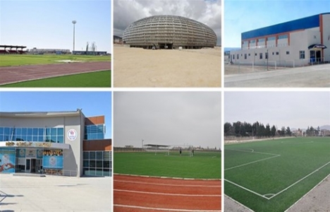 Gaziantep'teki tesis ve stat inşaatlarında son durum!