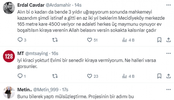 Kiracıların sözleşme ihlaline, imza inkarı ve benzeri yalanlarla ev sahibini mağdur etmesine neden göz yumuluyor?