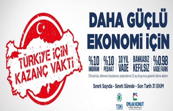 Konut alacaklar elinizi çabuk tutun!