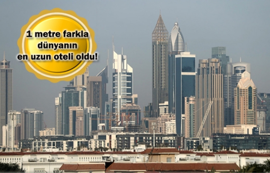 Gevora Hotel 356 metrelik uzunluğu ile rekor kırdı!