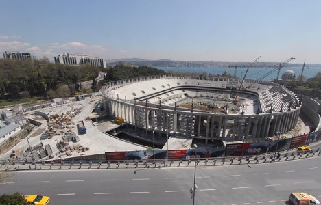 Beşiktaş Vodafone Arena nın kaba inşaatı tamamlandı!
