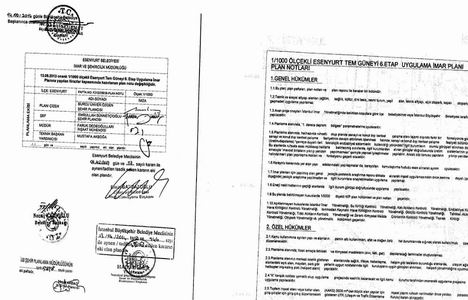 Esenyurt Kıraç bölgesine yükseklik sınırı geldi! İmar planı askıda!