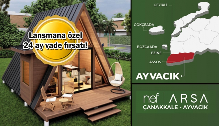 Nef Arsa Çanakkale ön satışta! Yeni proje! 
