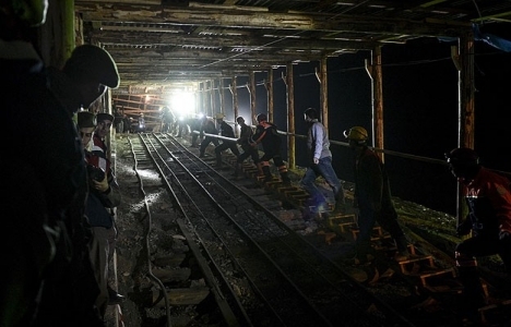 Ermenek'te madendeki su seviyesi azalıyor!