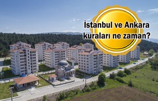 TOKİ 50 bin sosyal konut il il kura tarihleri!