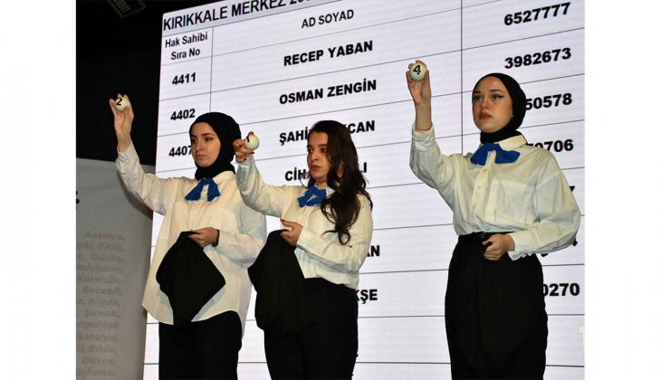 TOKİ Kırıkkale İlk Evim, İlk İş Yerim kuraları çekildi!