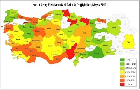 Reidin Konut Fiyat Endeksleri 2015 Mayıs ayı sonuçları!