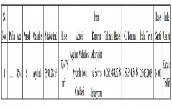 Tuzla Belediyesi nden 6.2 milyon TL ye satılık akaryakıt istasyonu!