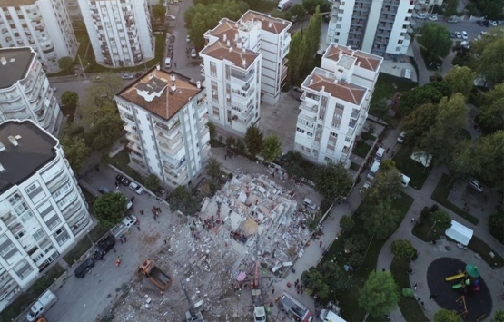 Depremin merkez üssü Seferihisar havadan görüntülendi!