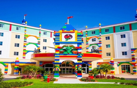 Florida'da legolardan otel inşa edildi!