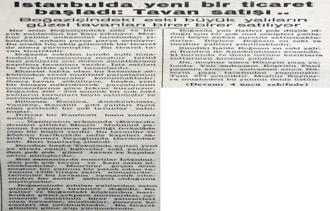 1936 yılında tarihi yalıların enkazı parça parça satılıyor!