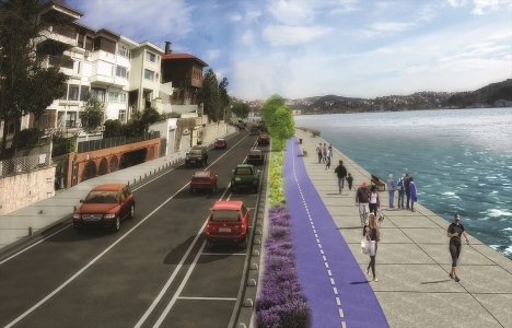 Sarıyer ve Beykoz da sahil şeridi genişletiliyor!