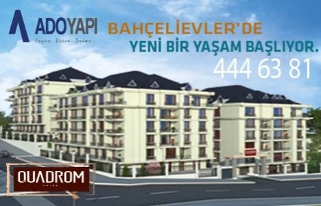 Bahçelievler Quadrom Palas'ta yaşam 2017 Aralık’ta başlayacak!