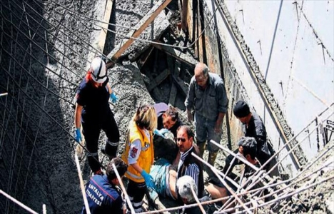 Antalya Cumhuriyet Mahallesi'nde inşaat kazası meydana geldi!