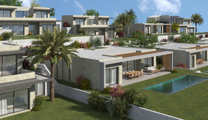 Yazıcı Gündoğan Bodrum da 1,5 milyon Euro dan başlayan fiyatlarla 4+1 villa! Eylül de teslim!