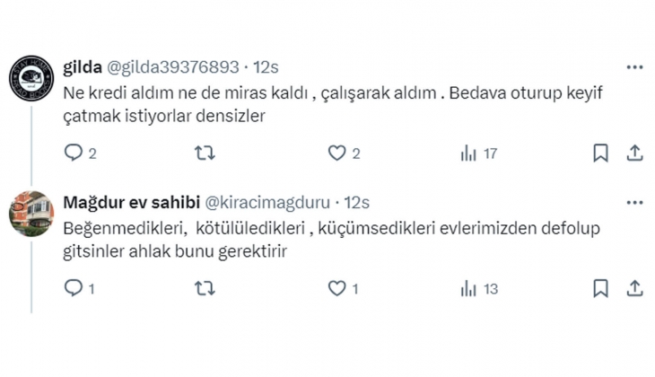 Sosyal medyada Gaspçı kiracı krizi: Ev sahipleri gaspçı kiracıların ortak özelliklerini yazdı! 