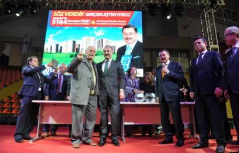 Ankara'da Kentsel Dönüşüm Projeleri kapsamında 768 konut sahiplerini buldu!
