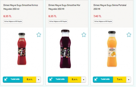 A101 süt ve meyve suyu 2022 kataloğu: 3,65 TL den başlayan fiyatlarla!