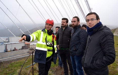 Genç MÜSİAD İnegöl Şubesi, 3. Köprü'nün inşaatını inceledi!