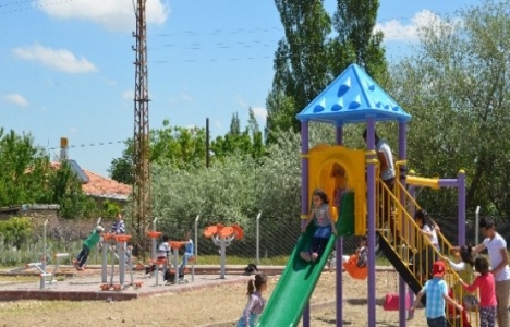 Ereğli Dağlar'da çocuk oyun parkı yapıldı!