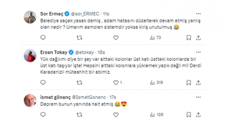 Deprem yönetmeliğine meydan okuyan o bina hayrete düşürdü!