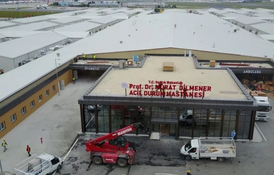 Prof.Dr. Murat Dilmener Acil Durum Hastanesi'nin 13 bin 480 metrekarelik kısmını Aterko üretti!