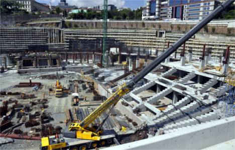 Vodafone Arena nın inşaat çalışmaları tüm hızıyla sürüyor!