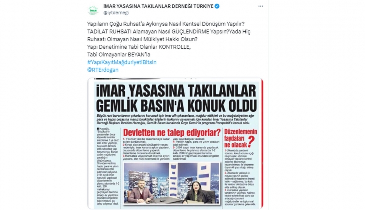 İmar yasasına takılanlar Yapı kayıt mağduriyeti bitsin diyor! İşte hükümetten beklentiler! 
