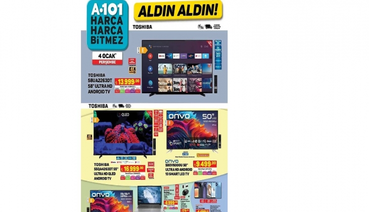 A101 de haftalık kampanyalar devam ediyor! Temizlik ürününden, elektronik eşyalara kadar fırsat ürünler...