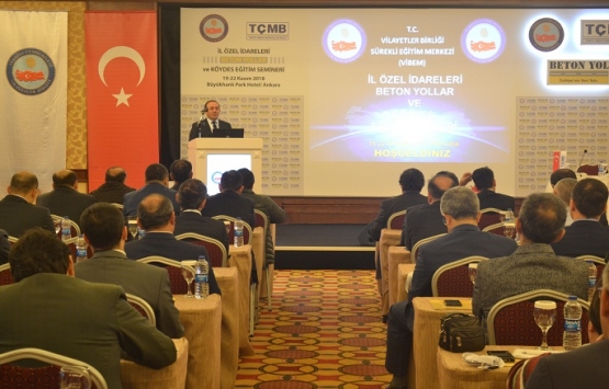 TÇMB ve Vilayetler Birliği Ankara'da beton yolları anlattı!