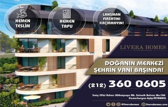 Livera Homes'ta hemen teslim fırsatı!