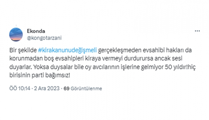 Mağdur Ev Sahipleri Dayanışma Platformu ndan anket ve imza kampanyası!