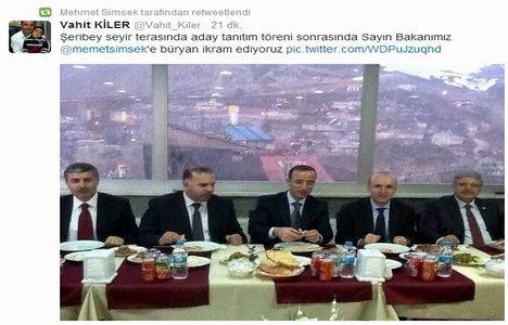 Mehmet Şimşek i Bitlis te Vahit Kiler ağırladı!