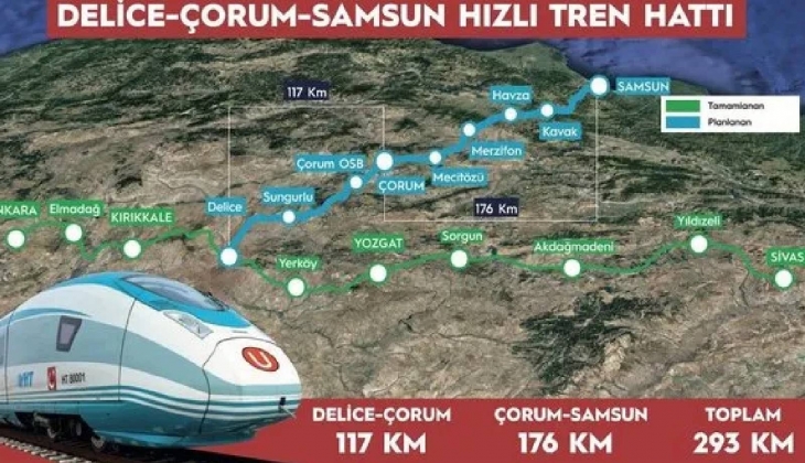 Bakan Uraloğlu açıkladı! Karadeniz e yüksek hızlı tren geliyor!