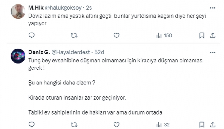 Türkiye de ev sahibine düşman anlayış değişmezse, gayrimenkulde yurt dışına kaçış devam eder!