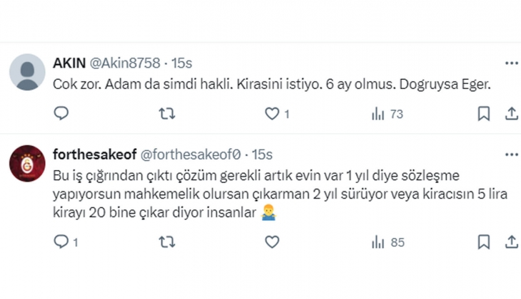 Gazeteciden kira sorunu çıkışı: Ülkede kiracı olmak da problem kiracılar da problem!