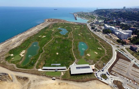 Samsun golf sahası bu akşam açılacak!