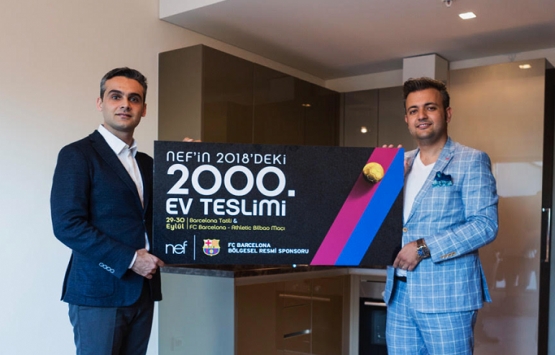Nef 2018'de 2 bininci konutu teslim etti!