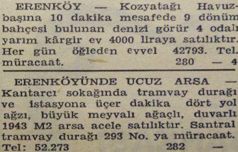 1946 yılında Bebek te 82 dönüm arazi metrekaresi 2 liradan satılacakmış!